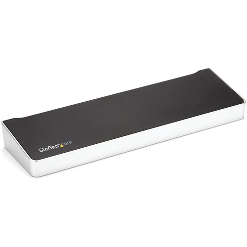 Triple Monitor Docking Station - HDMI and DisplayPort Ports - 5Gbps Throughput - USB-C Dock for PC Laptops - Compatible with Thunderbolt 3 - 60W Power Delivery - Fast-Charge USB 3.0 Type-A Port for Charging Mobile Devices - Four USB Type-A Ports - Gigabit Ethernet - Headphone / Microphone Jack
