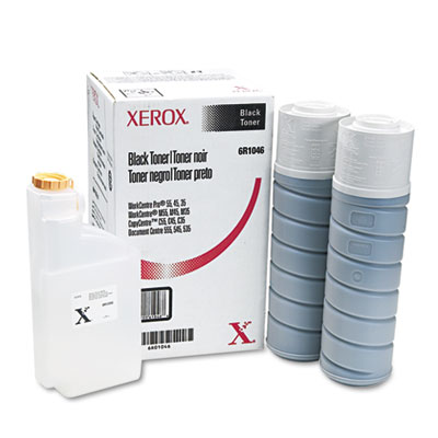 6R1046 Black Toner Cartridge - Includes 2 x toners & 1 x Waste Bottle; Yield: 64,000 pages