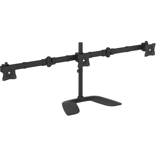 Increase productivity and free up space by mounting three monitors to this desktop stand - Triple Monitor Stand - Works on VESA Mount compliant monitors incl Acer, HP &amp; Samsung - Steel &amp; Aluminum - Supports monitors 13 to 27in and up to 17.6lb (8kg)