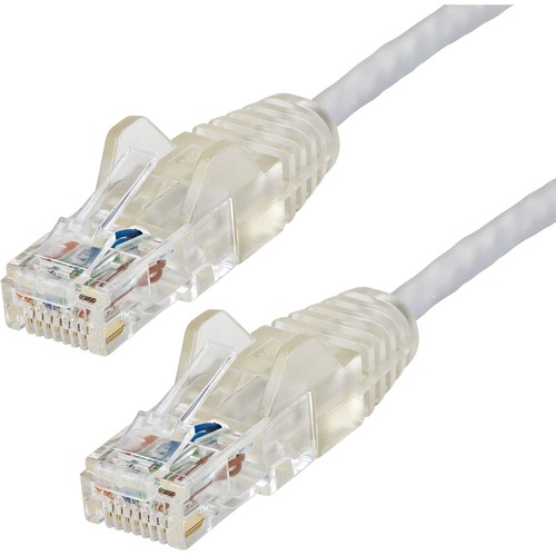 Slim CAT6 cable is 36% thinner than a standard CAT 6 network cable - Patch cable is tested to comply with Category 6 requirements - Snagless connectors provide a secure Gigabit Ethernet connection - Built with 28 AWG Copper Wire - LSZH Certification