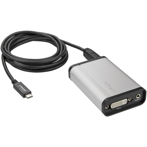 USB capture card includes software on Windows and Mac - 1080p DVI to USB video capture device - DirectShow compatible DVI to USB 3.0 video capture device - Turns laptop it into DVI recorder - Live broadcast with USB C DVI capture card