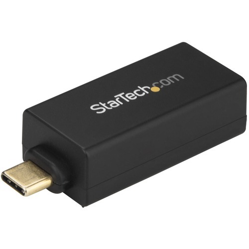 USB C to Gigabit Ethernet adapter securely connects to wired network/LAN w/RJ45 on a USB Type-C or TB3 device - Realtek RTL8153 - USB 3.0/USB 3.1 NIC w/compact, cableless, portable design /MacBook Pro/Microsoft Surface/HP EliteBook/Chromebook 2Yr War