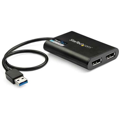 Connect two additional 4K 60Hz displays to your Mac or PC through a single USB 3.0 port - USB Dual Monitor Adapter - Dual DisplayPort Adapter - Dual Monitor DisplayPort Adapter - Multi Monitor Adapter - External Video Adapter - DP Adapter