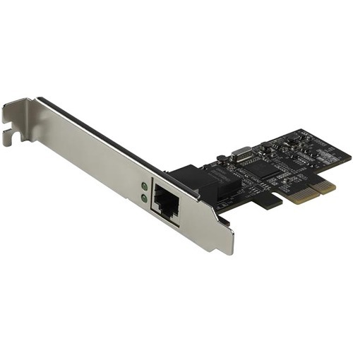 StarTech 1 Port 2.5Gbps 2.5GBASE-T PCIe Network Card x4 PCIe - Windows, MacOS & Linux - PCI Express LAN Card - RTL8125 (ST2GPEX) PCI Express x4 - 1 Port(s) - 1 - Twisted Pair - 2.5GBase-T, 1000Base-T, 10/100Base-TX - Plug-in Card