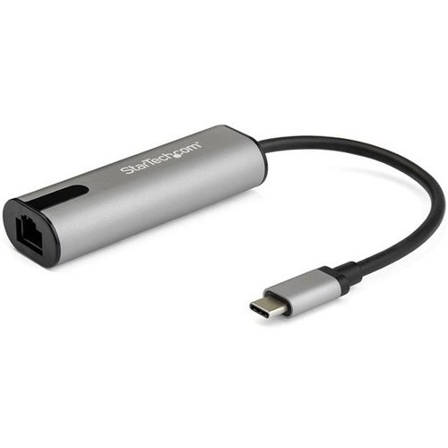 2.5GbE NBASE-T USB C to Ethernet adapter/NIC securely connects to networks over CAT 5e/RJ45/LAN cable - 3 speed 2.5G/1G/100 Mbps Auto-Negotiation for max bandwidth - Works w/USB 3.0/3.1 Type C/Thunderbolt 3 /MacBook Pro/Mac Pro/Surface Book/2 Yr Warr