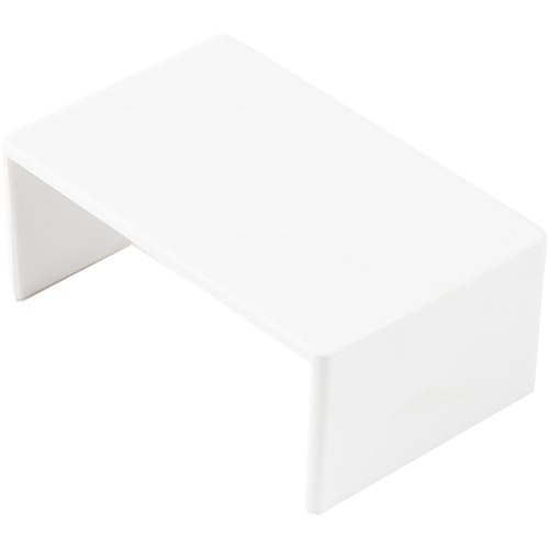 20 Cable raceway couplers compatible w/CBMCWD5020 raceway to extend length - Cable management accessories - Wiring duct fitting midway straight connectors - 1.3in Length | 2.1in Width | 0.9in Height - Sturdy warp-proof ABS - UL RoHS