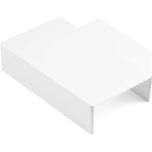 20 cable raceway T connector use w/CBMCWD5020 raceways to join 3 together in T branch - Cable management accessories - Wiring duct fitting tee type connectors - 90 deg | 0.63in L | 2.1in W | 0.9in Height - White Sturdy warp-proof ABS UL RoHS