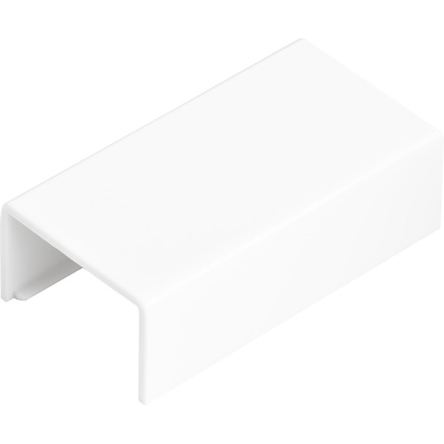 20 Cable raceway couplers compatible w/CBMWWD1911 raceway to extend length - Cable management accessories - Wiring duct fitting midway straight connectors - 1.3in Length | 2.1in Width | 0.9in Height - Sturdy warp-proof ABS - UL RoHS