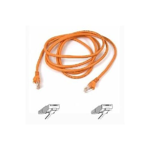 RJ-45 Male - RJ-45 Male - 6ft - Orange