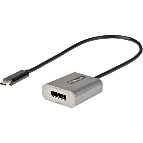 1 x 24-pin Type C USB Male - 1 x 20-pin DisplayPort DisplayPort 1.4 Digital Audio/Video Female - 7680 x 4320 Supported - Gray