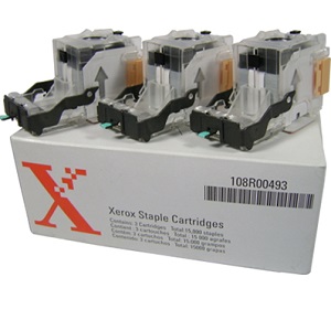 Xerox 108R00493 Staple Cartridges 108R00493 Staple Cartridges; 3 Cartridges x 5,000 each (56,000 staples)