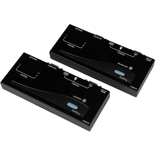 Operate a USB or PS/2 &amp; VGA KVM or PC up to 500ft away as if it were right in front of you - kvm extender - KVM Extender CAT5 - Console extender