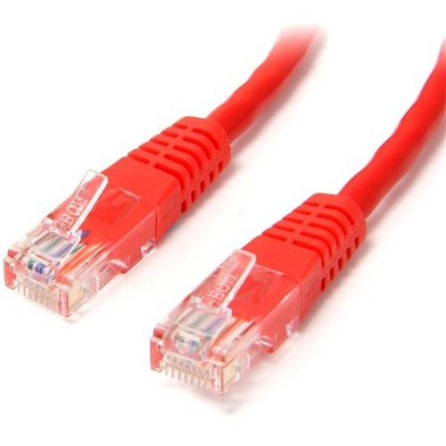 Category 5e - 3 ft - 1 x RJ-45 Male - 1 x RJ-45 Male - Red