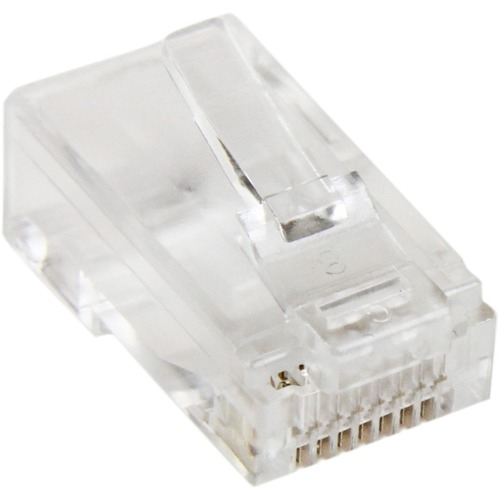 StarTech Cat5e RJ45 Stranded Modular Plug Connector - 50 Pkg (CRJ4550PK) Terminate your Cat5e cables to the exact length required - Cat 5e Plug - RJ45 Modular Plug - RJ45 Modular Connector - RJ45 ends - Bulk Cat5e RJ45 Stranded Modular Plug Connectors - 50 Pkg