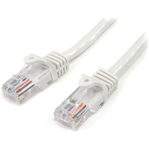 Category 5e - 3 ft - 1 x RJ-45 Male - 1 x RJ-45 Male - White