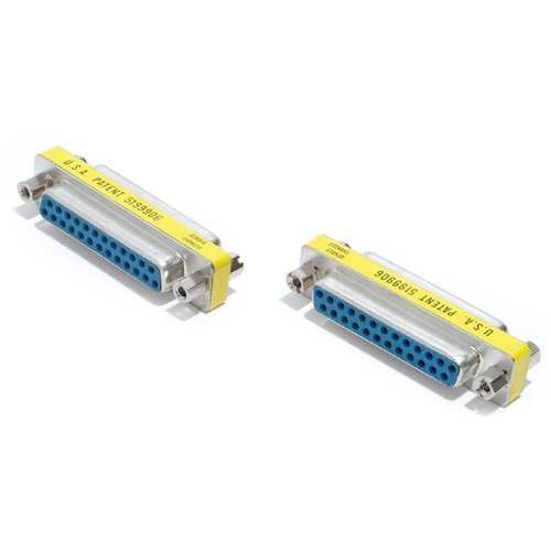 StarTech DB25 Slimline Gender Changer Female to Female - Cable Adapter (GC25SF) 1 x DB-25 Female - 1 x DB-25 Female