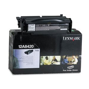 12A8420 Return Program Print Cartridge; Yield: 6,000 pages
