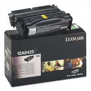 12A8425 High Yield Return Program Print Cartridge; Yield: 12,000 pages