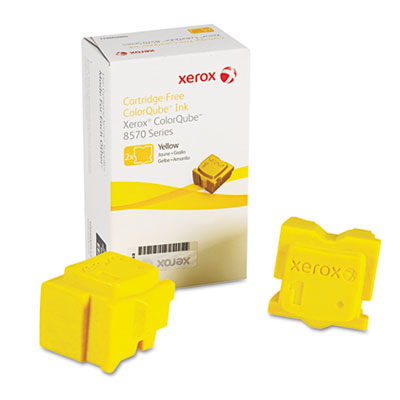 108R00928 Colorqube Yellow Ink (2 Sticks); Yield: 4,400 pages
