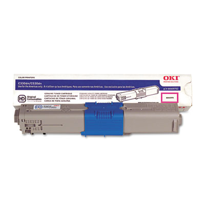 44469702 Magenta Toner; Yield: 3,000 pages