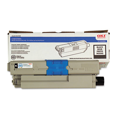 44469801 Black Toner; Yield: 3,500 pages