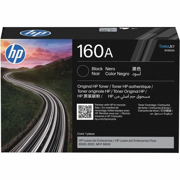 HP 160A Black Toner Cartridge W1600A HP 160A Black Original LaserJet Toner Cartridge (10,500 Yield)