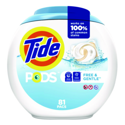 DETERGENT,PODS,FREE,81CT