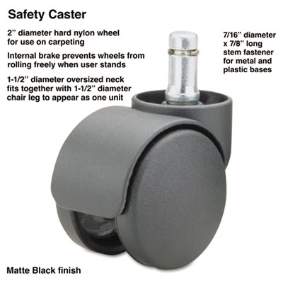 CASTER,B,2",HRD,BRAKE5/ST