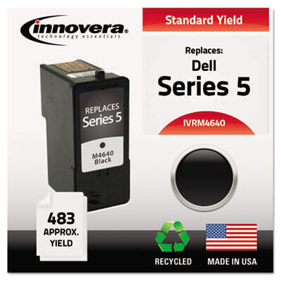 Remanufactured Black High-Yield Ink, Replacement For Dell Series 5 (M4640), 483 Page Yield
