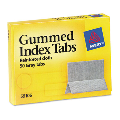 TAB,CLTH,1X13/16,50PK,GY