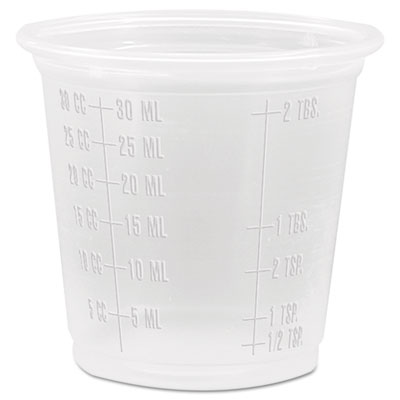 CUP,GRAD,MDCL,1.25OZ,CLR