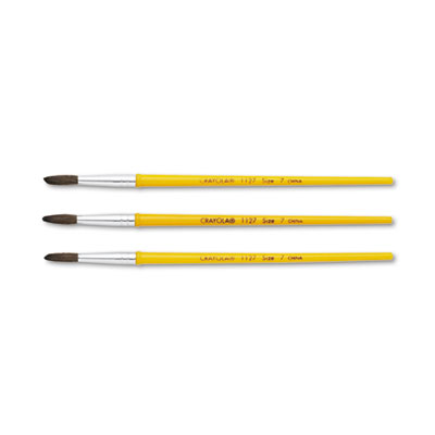 BRUSH,PAINT,CMLHAIR,3PK#7