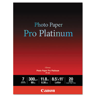 Pro Platinum Photo Paper: 8.5" x 11", 20 Sheets