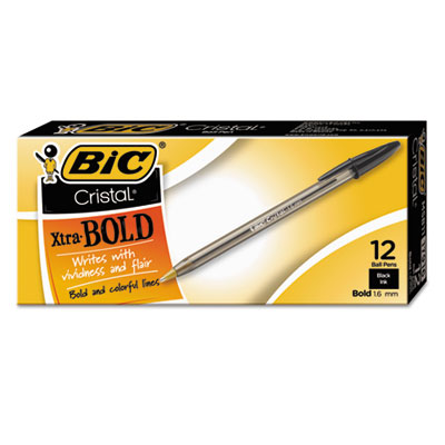 PEN,CRISTL BOLD,BALLPT,BK