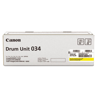 Canon Drum 034 Yellow; Yield: 34,000 pages