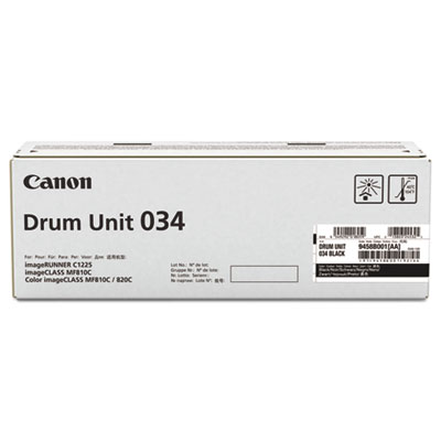 Canon Drum 034 Black; Yield: 34,000 pages