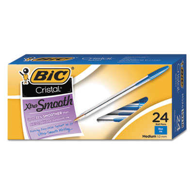 PEN,CRISTAL,MED,24/PK,BE