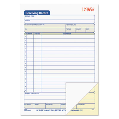 BOOK,RECV RCRD,DUP,50ST