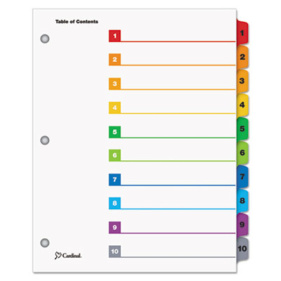 INDEX,QUICKSTEP,10TAB,COL