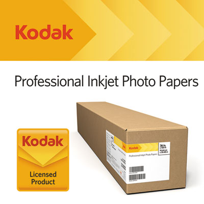 Professional Inkjet Photo Paper Roll, Glossy, 10.9 mil, 24" x 100 ft, White