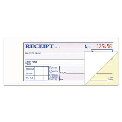 FORM,MONEY RCPT BOOK,WE