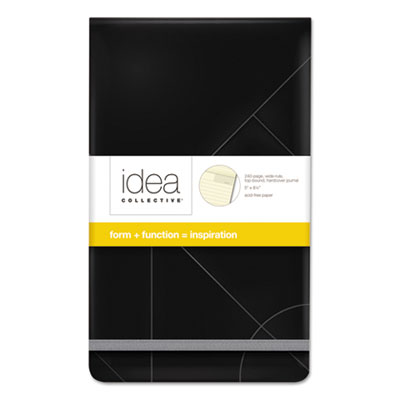 NOTEBOOK,SFT,CVR,120SH,BK