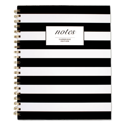 NOTEBOOK,STRIPES,HRDCV,BK