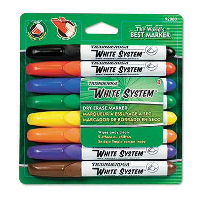 MARKER,DRY ERASE,8/ST,AST
