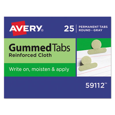 TAB,CLOTH,1/2",25/PK