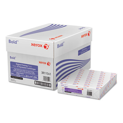 Bold Digital Printing Paper, 98 Bright, 3-Hole, 24lb, 8.5 x 11, White, 500 Sheets/Ream, 10 Reams/Carton