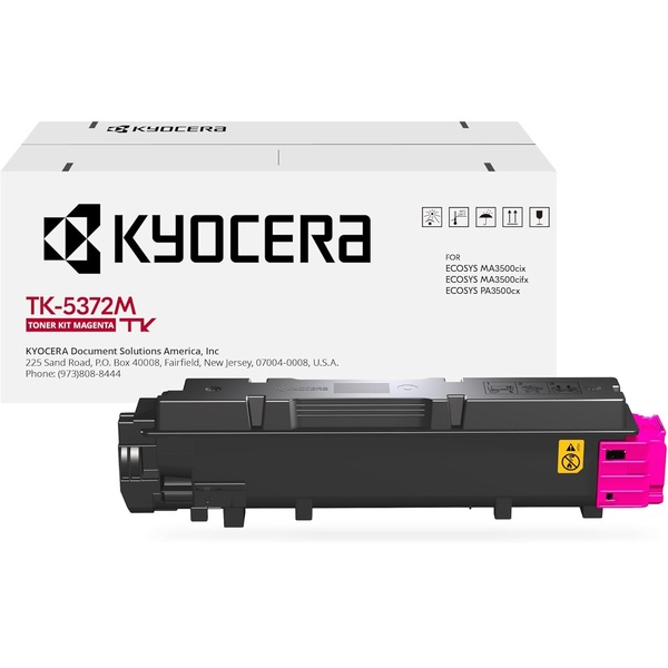 TK5372M (1T02YJBUS0) Magenta Toner Cartridge; Yield: 5,000 pages