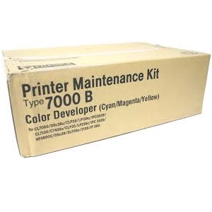 Ricoh 400961 Color Developer Maintenance Kit Type 7000B (3 Development Units - One Per Color C/M/Y); Yield: 100,000.