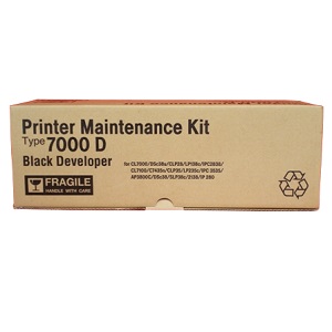 Ricoh 400962 Black Developer Maintenance Kit Type 7000D (1 Development Unit - Black); Yield: 100,000 pages.