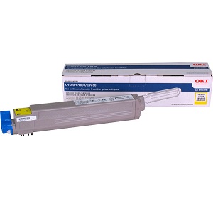Okidata 42918981 Yellow Toner Cartridge 42918981 Yellow Toner; Yield: 16,500 pages